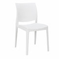 Stuhl – 4er-Set, stapelbar, für Esszimmer, Küche und Büro
