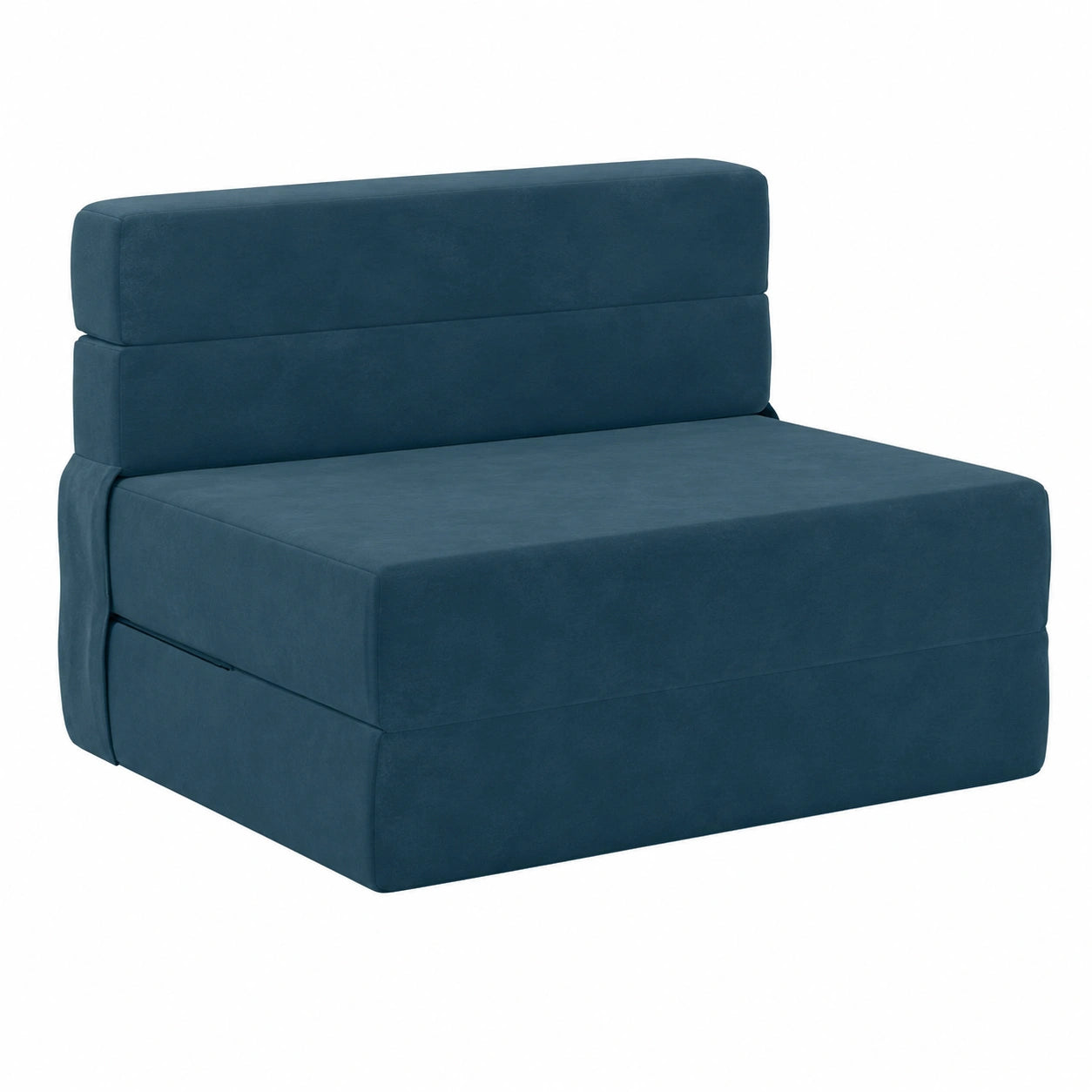 Sofa – 70 × 80 × 60 cm, rechteckige Form, aus Stoff, Blau, für Wohnzimmer