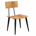 Esszimmerstühle – 2er-Set, stapelbar, aus Holz, für Küche, Wohnzimmer und Büro