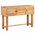 Sideboard – 115 × 35 × 75 cm, mit mehreren Türen, aus Akazienholz