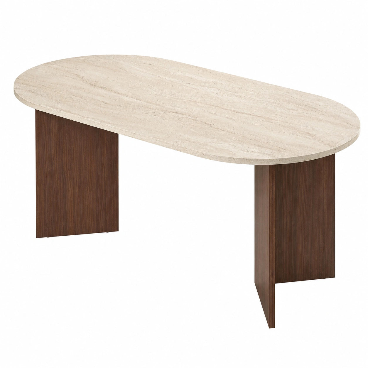 Esstisch – 180 × 90 × 75 cm, moderner Stil, Walnuss