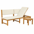 Gartenliege – 200 × 57 × 75 cm, klappbar, mit Rückenlehne, für Terrasse und Balkon