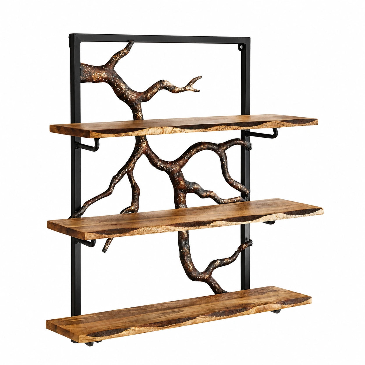 Wandregal – 59 × 20 × 66 cm, aus Holz
