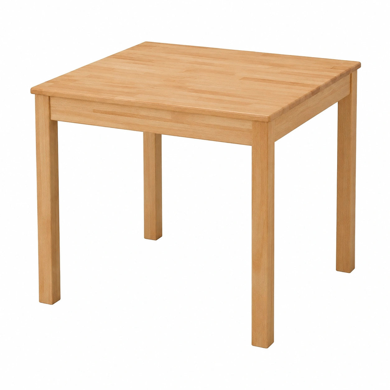 Esstisch – 75 × 75 × 75 cm, aus Massivholz und Buchenholz