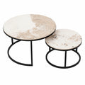 Wohnmöbel – 2er-Set, 60 cm, moderner Stil, runde Form